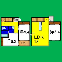 フィットセル中島の物件間取画像